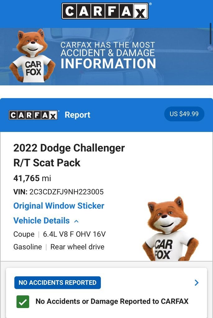 2022 Dodge Challenger R/T Scat Pack