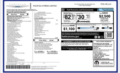 2023 Chrysler Pacifica Hybrid Limited