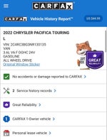 2022 Chrysler Pacifica Touring L