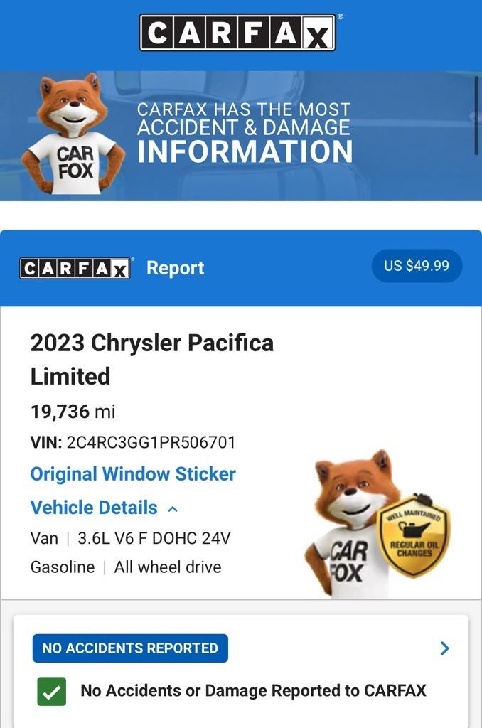 2023 Chrysler Pacifica Limited