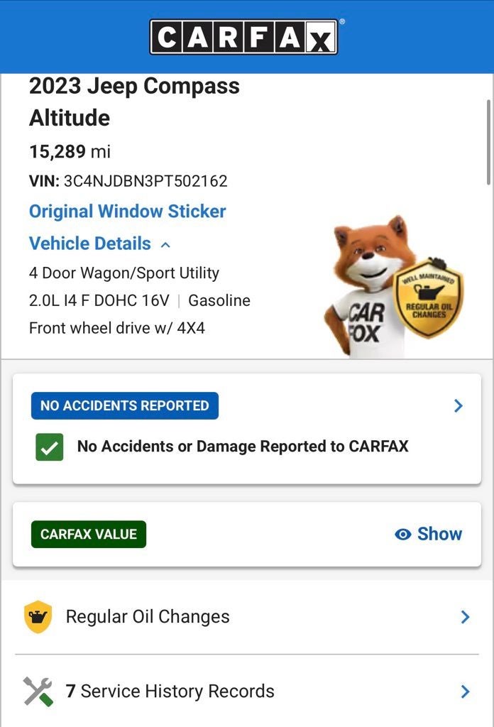 2023 Jeep Compass Altitude