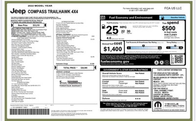 2022 Jeep Compass Trailhawk