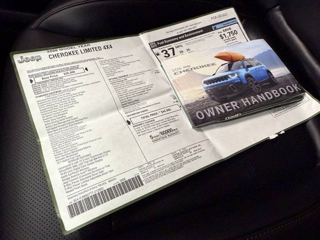 2026 Jeep Cherokee Limited