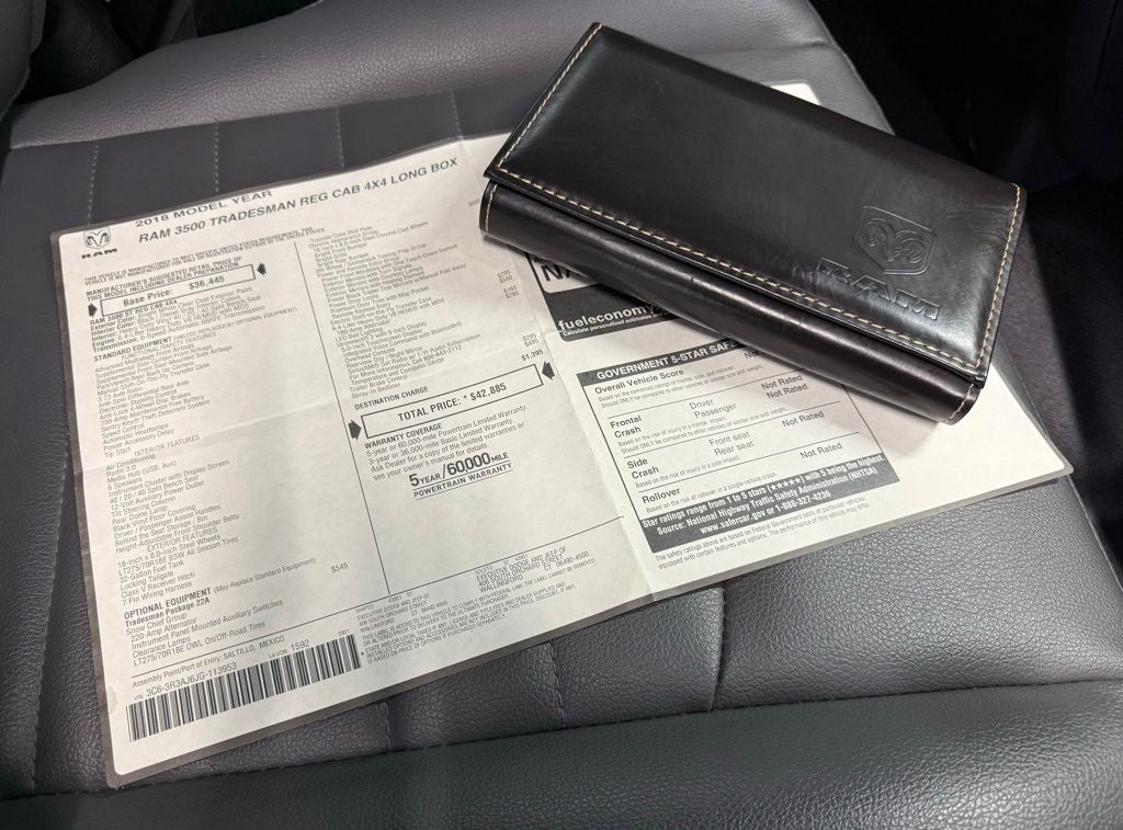 2018 RAM 3500 Tradesman