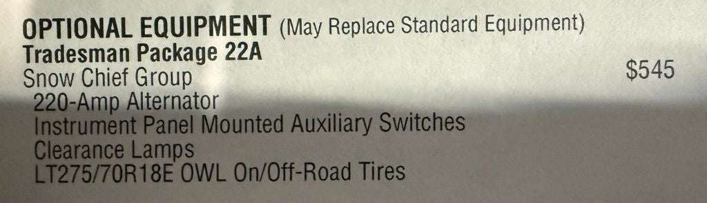 2018 RAM 3500 Tradesman