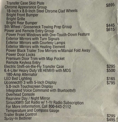 2018 RAM 3500 Tradesman