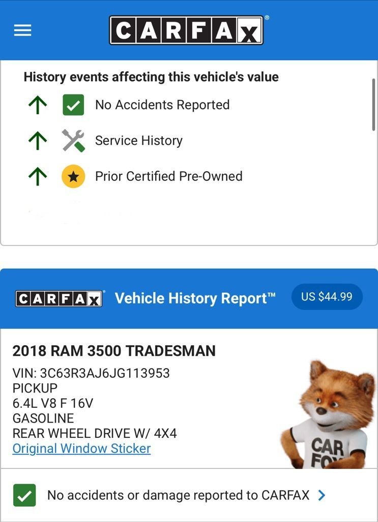 2018 RAM 3500 Tradesman