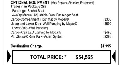 2025 RAM ProMaster 2500 High Roof