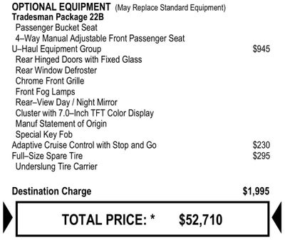2025 RAM ProMaster 2500 Base