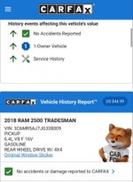 2018 RAM 2500 Tradesman