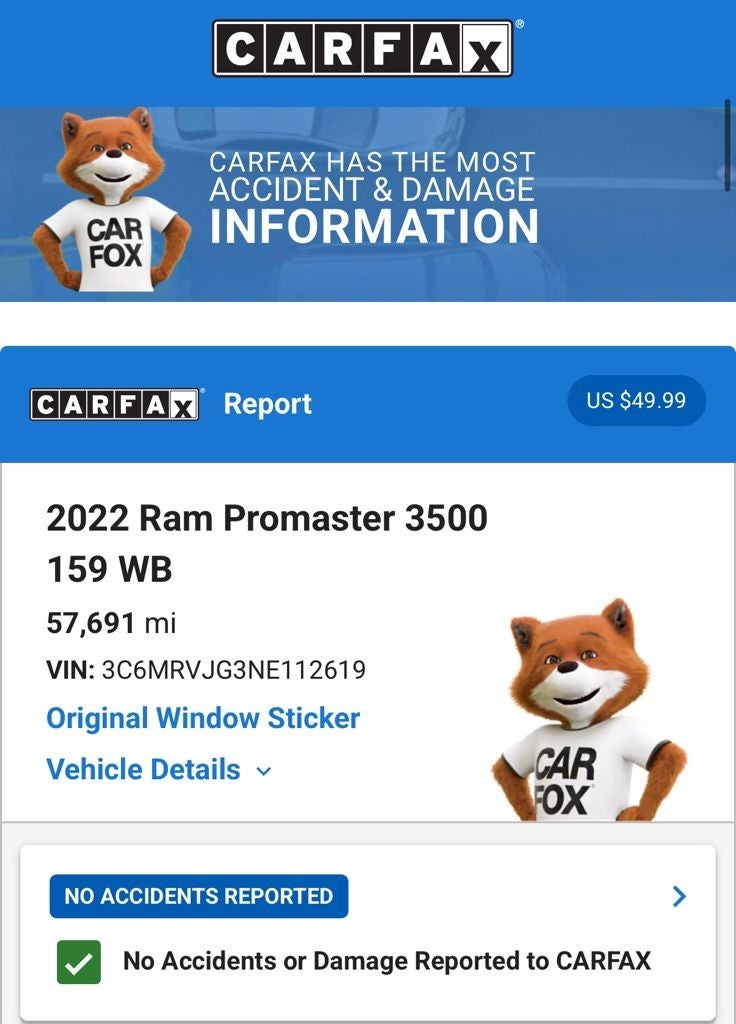 2022 RAM ProMaster 3500 High Roof