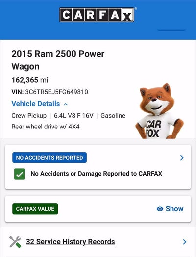 2015 RAM 2500 Power Wagon