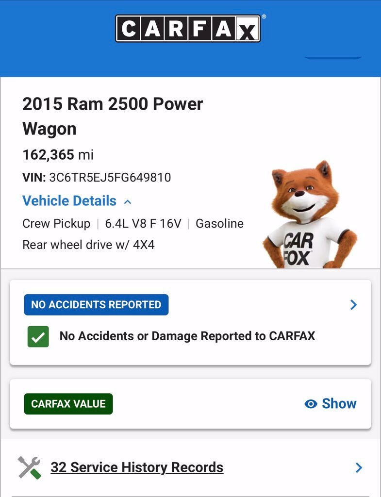 2015 RAM 2500 Power Wagon