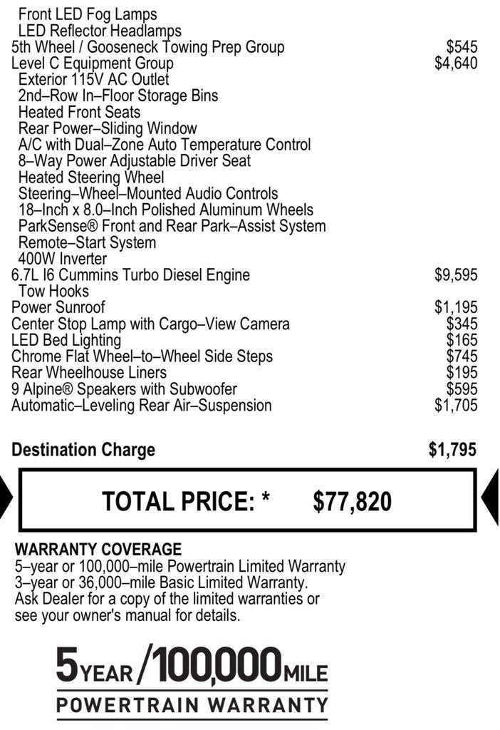 2022 RAM 2500 Big Horn