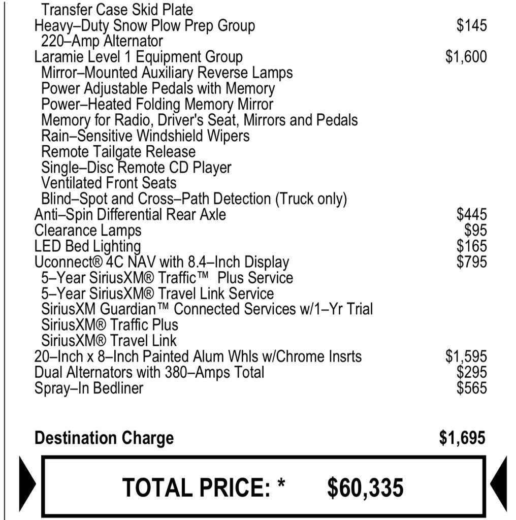 2019 RAM 2500 Laramie