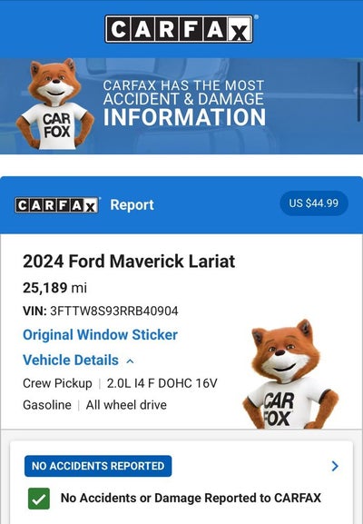 2024 Ford Maverick Lariat