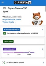 2021 Toyota Tacoma TRD Sport V6