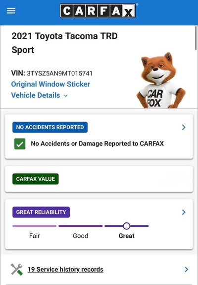 2021 Toyota Tacoma TRD Sport V6