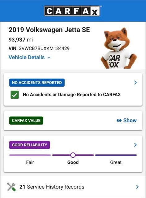 2019 Volkswagen Jetta 1.4T SE