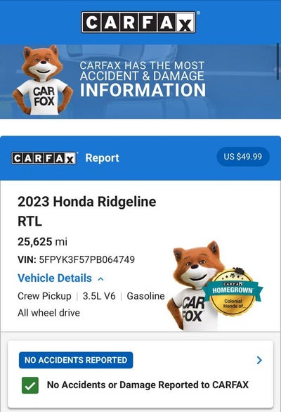 2023 Honda Ridgeline RTL