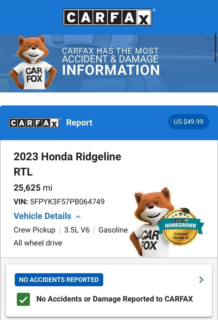 2023 Honda Ridgeline RTL