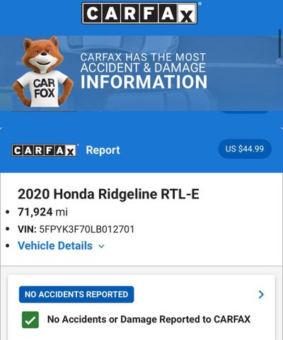2020 Honda Ridgeline RTL-E