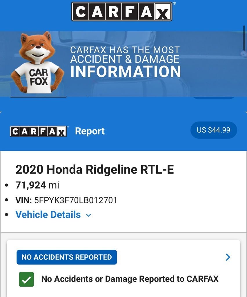 2020 Honda Ridgeline RTL-E