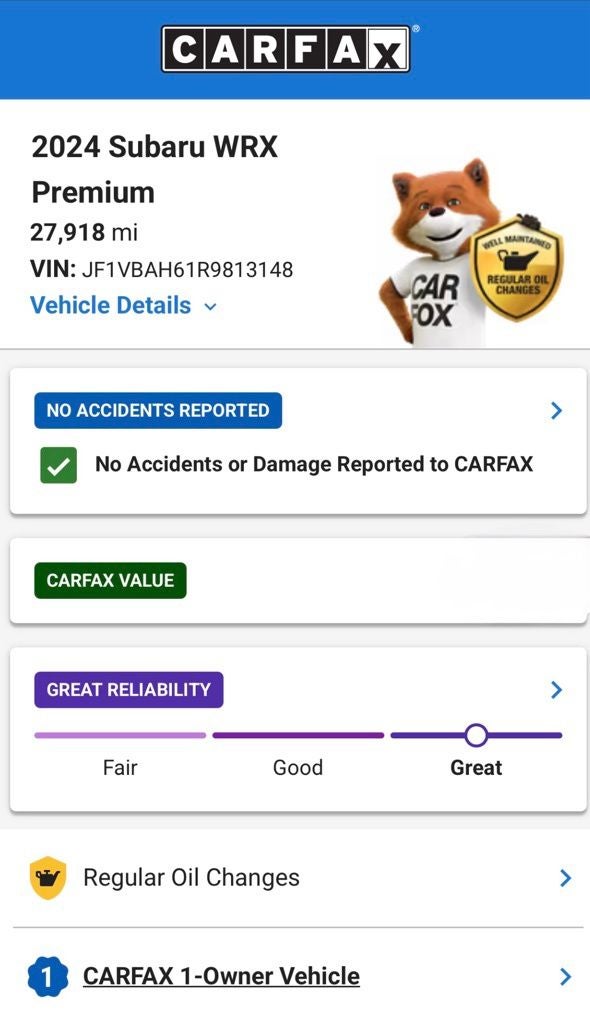 2024 Subaru WRX Premium