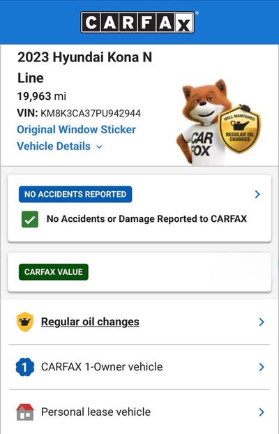 2023 Hyundai Kona N Line