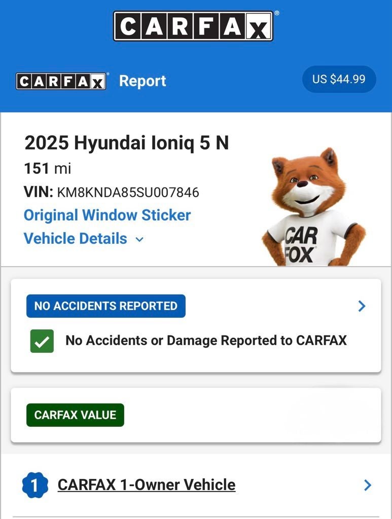 2025 Hyundai IONIQ 5 N Base