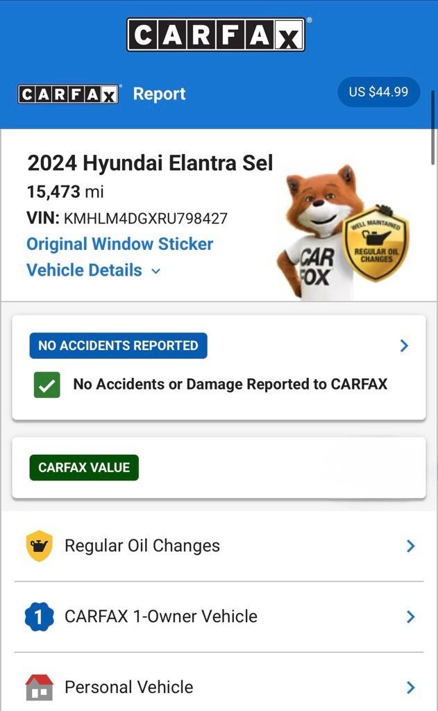 2024 Hyundai Elantra SEL