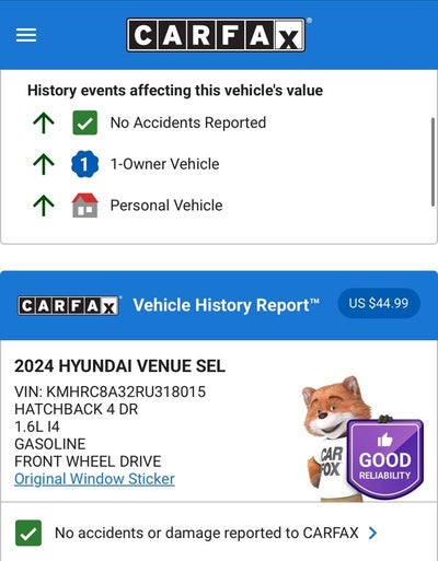 2024 Hyundai Venue SEL