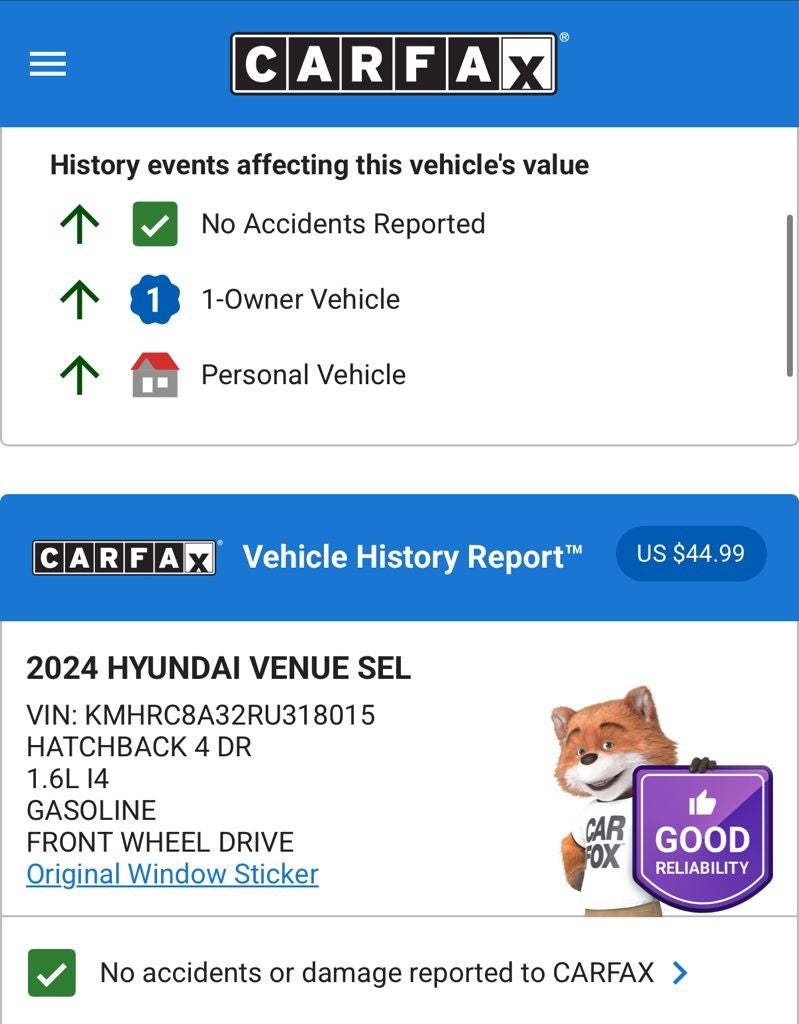 2024 Hyundai Venue SEL