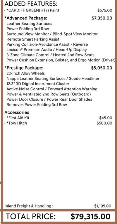 2024 Genesis GV80 3.5T Advanced
