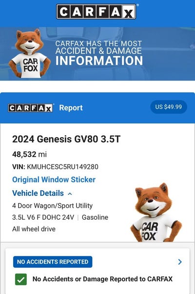 2024 Genesis GV80 3.5T Advanced
