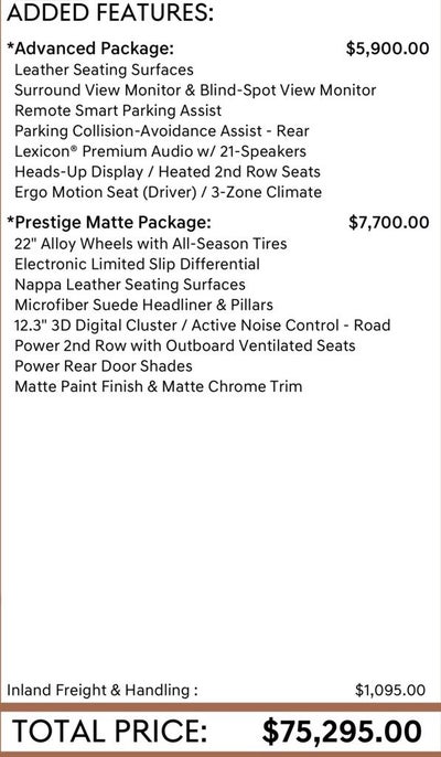 2022 Genesis GV80 3.5T Prestige Signature