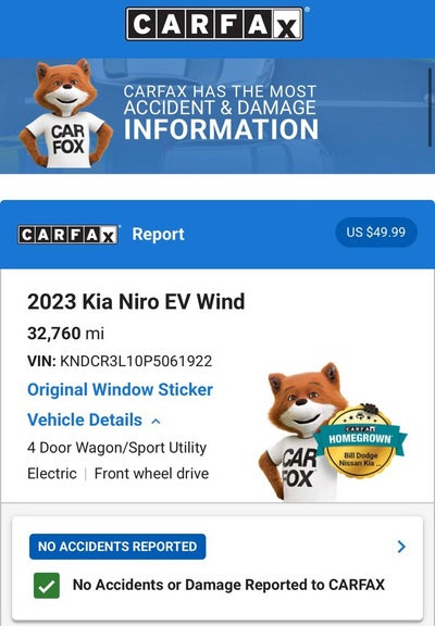 2023 Kia Niro EV Wind