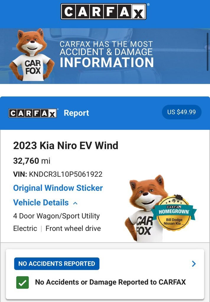 2023 Kia Niro EV Wind