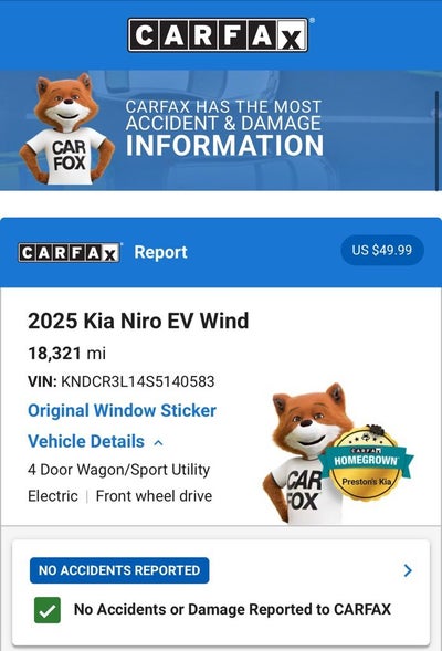 2025 Kia Niro EV Wind