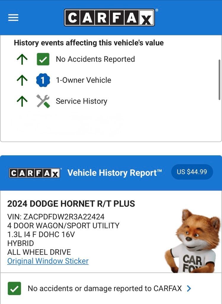 2024 Dodge Hornet R/T Plus