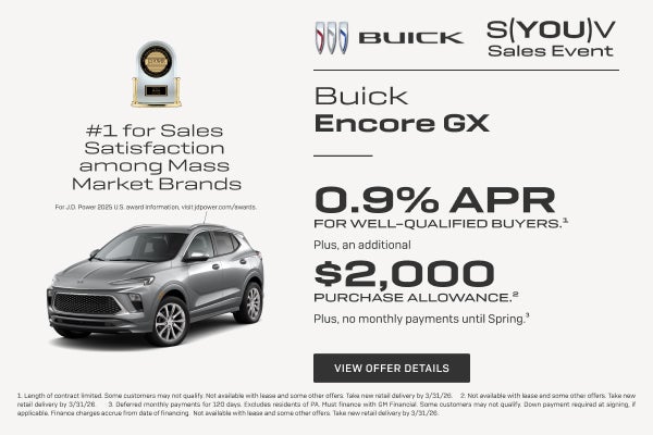 0.9% APR
FOR WELL-QUALIFIED BUYERS.1

Plus, $2,000 PURCHASE ALLOWANCE.2

Plus, no monthly payment...