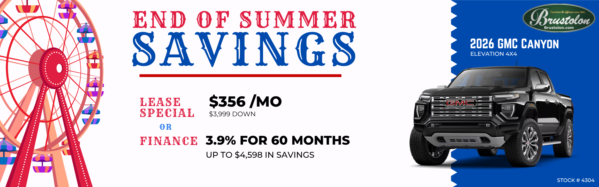 End of Summer Savings